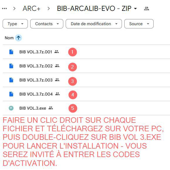 Bib-Vol. 3 (5 fichiers à télécharger)